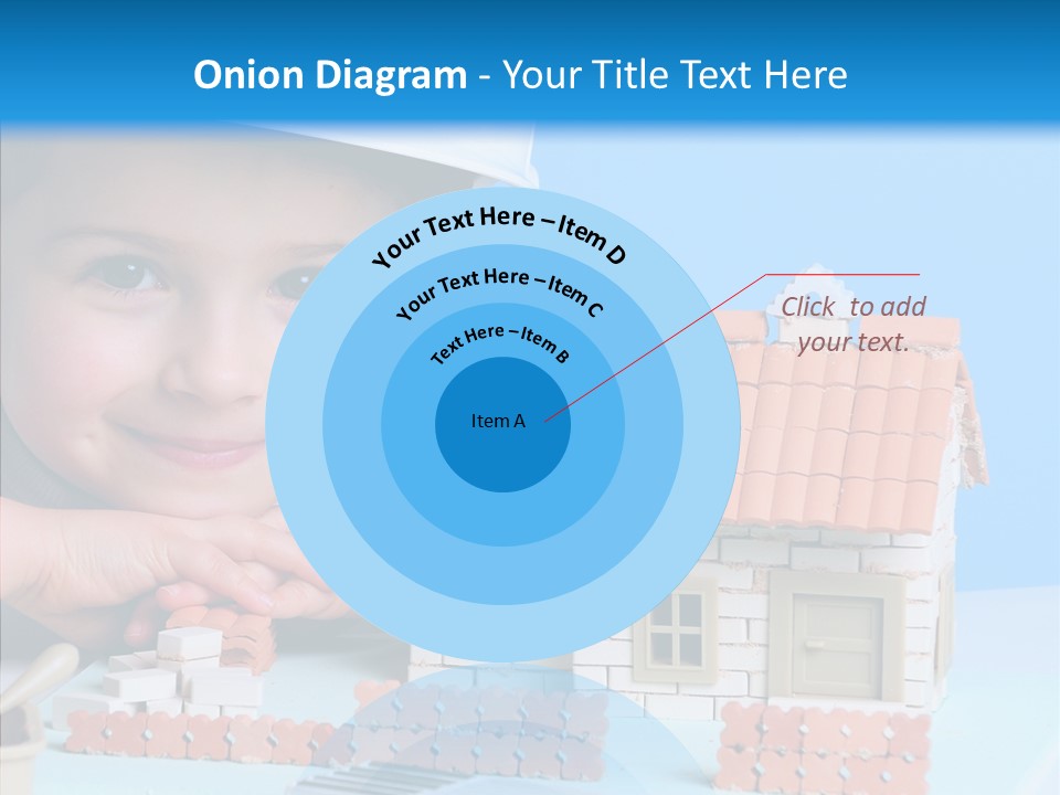 Human Exterior Building PowerPoint Template