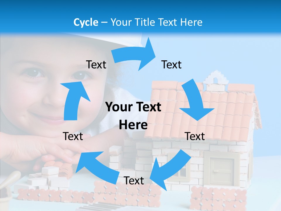 Human Exterior Building PowerPoint Template