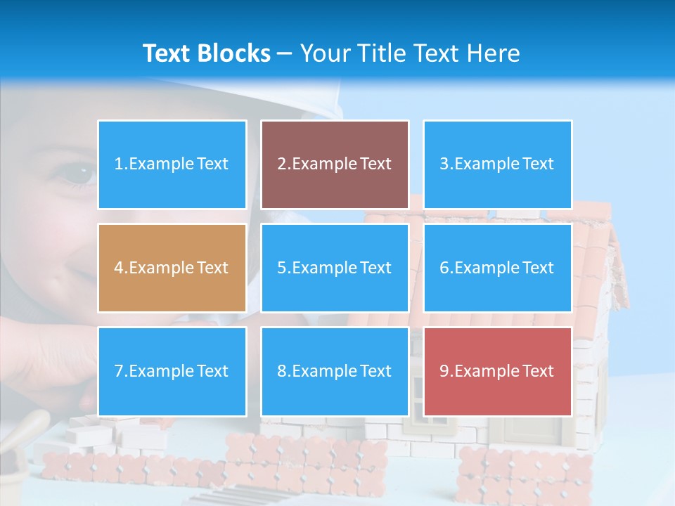 Human Exterior Building PowerPoint Template