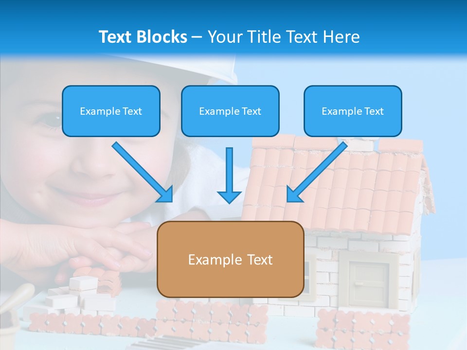 Human Exterior Building PowerPoint Template