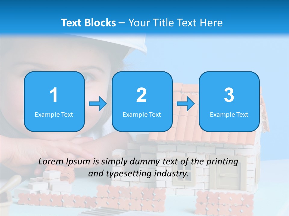 Human Exterior Building PowerPoint Template