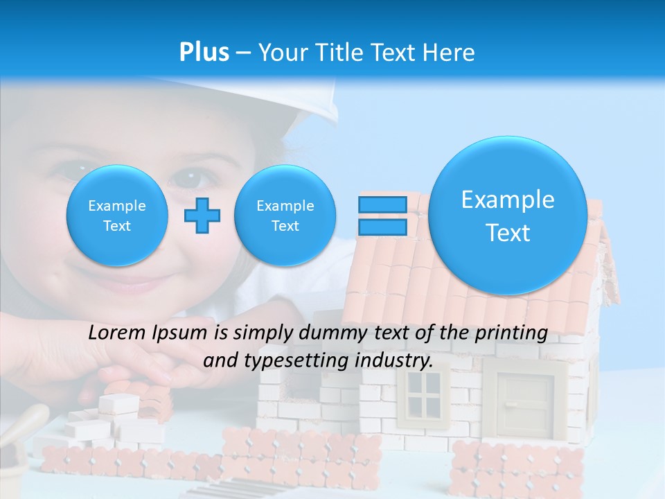 Human Exterior Building PowerPoint Template