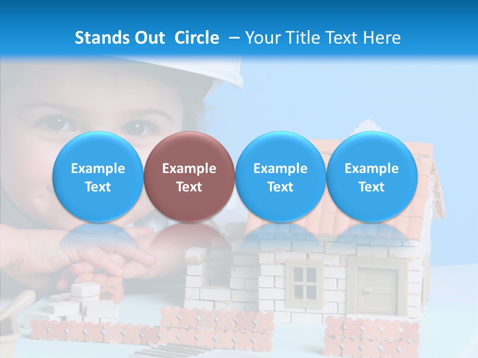 Human Exterior Building PowerPoint Template