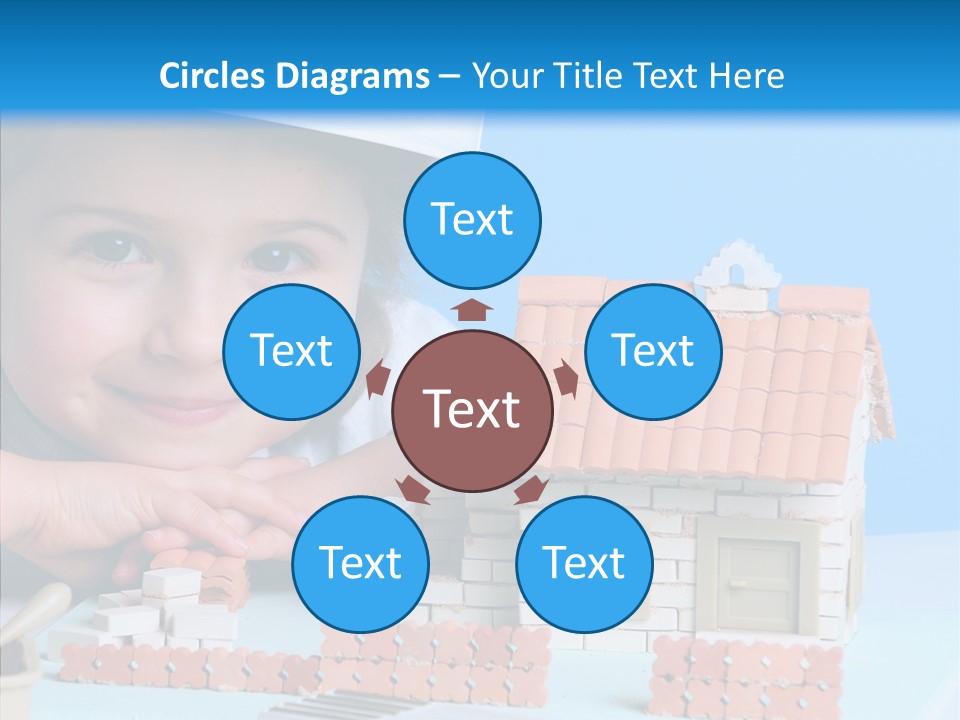 Human Exterior Building PowerPoint Template