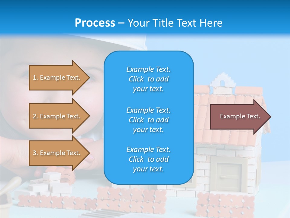 Human Exterior Building PowerPoint Template