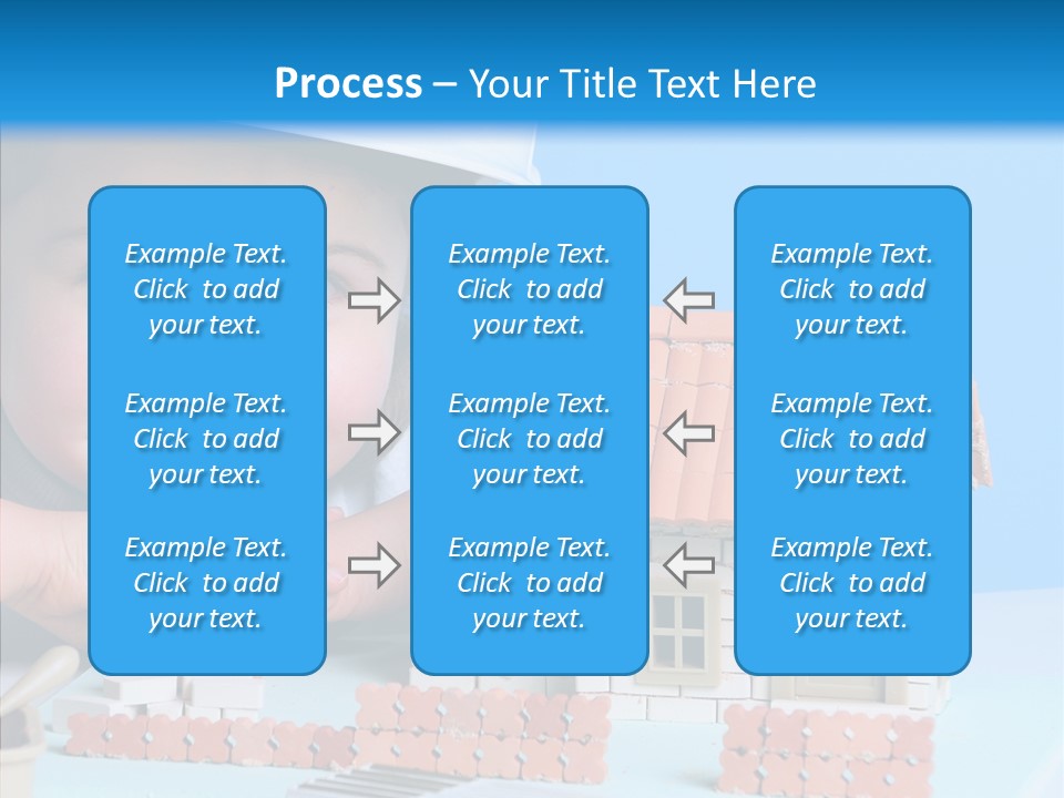 Human Exterior Building PowerPoint Template