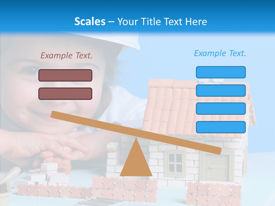 Human Exterior Building PowerPoint Template