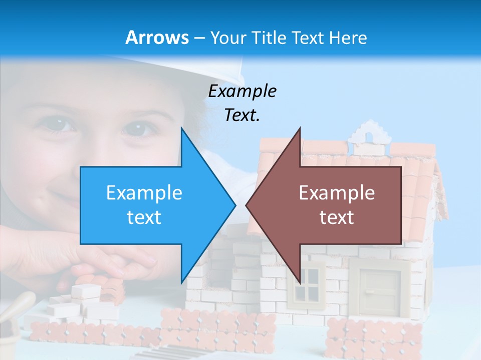 Human Exterior Building PowerPoint Template