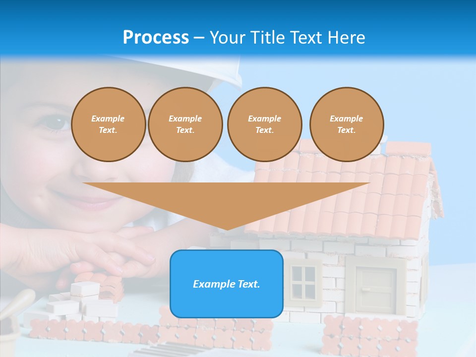 Human Exterior Building PowerPoint Template
