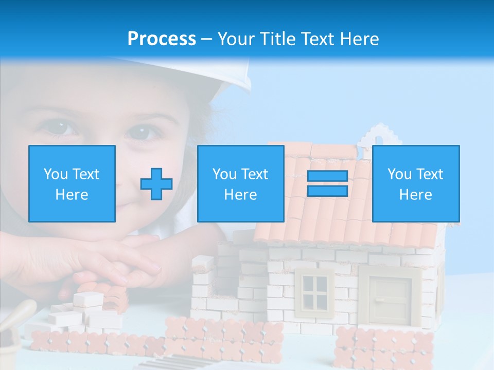 Human Exterior Building PowerPoint Template