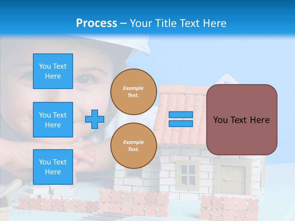Human Exterior Building PowerPoint Template