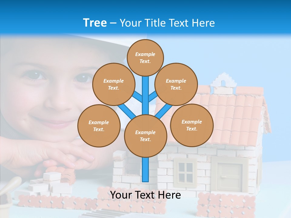 Human Exterior Building PowerPoint Template