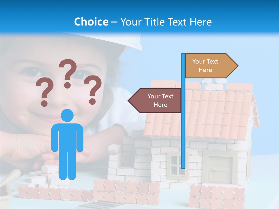 Human Exterior Building PowerPoint Template
