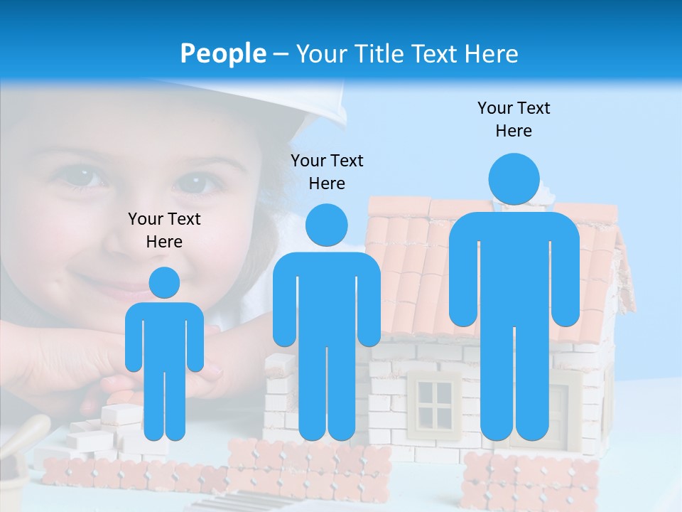 Human Exterior Building PowerPoint Template