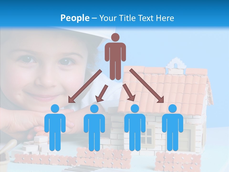 Human Exterior Building PowerPoint Template