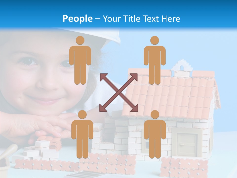 Human Exterior Building PowerPoint Template