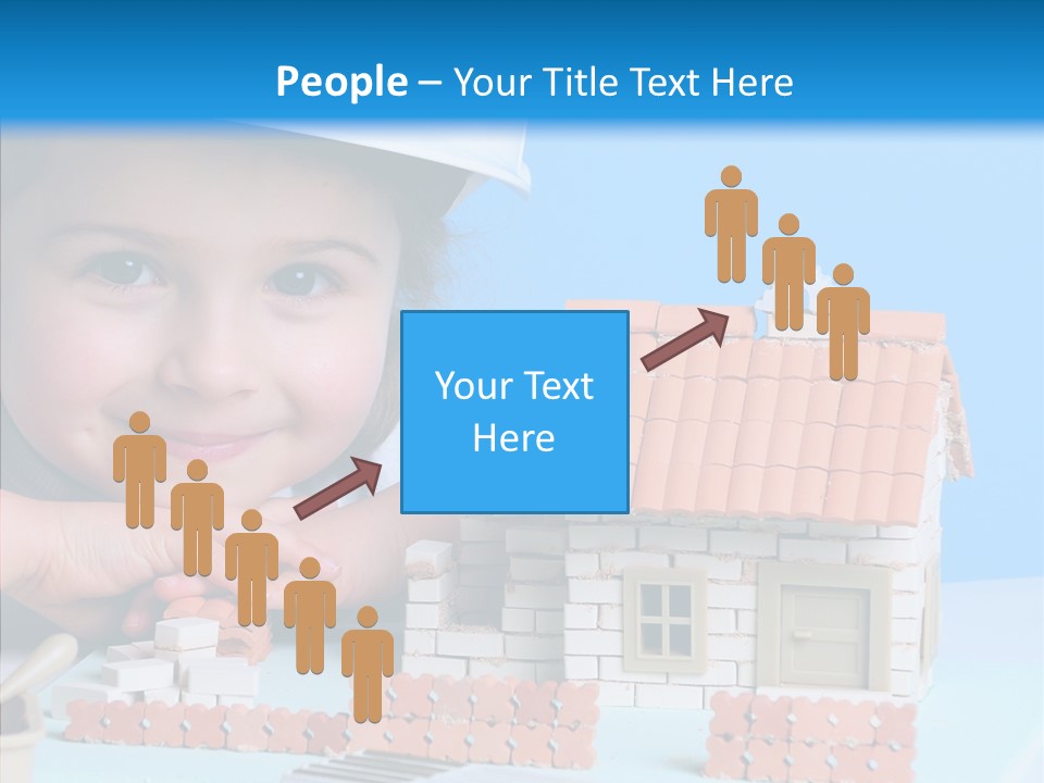 Human Exterior Building PowerPoint Template