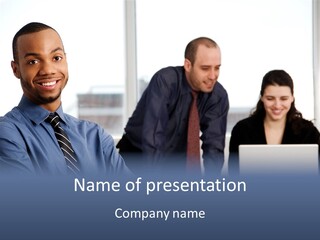 People Staff Colleague PowerPoint Template