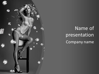 People Person Hair PowerPoint Template