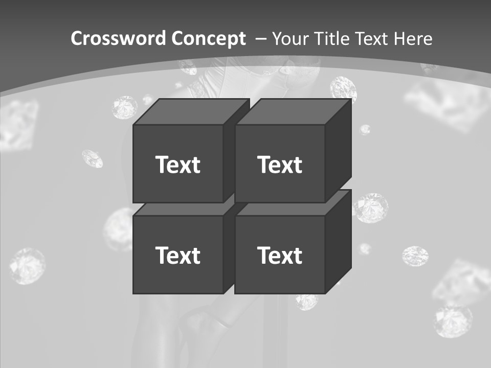 People Person Hair PowerPoint Template