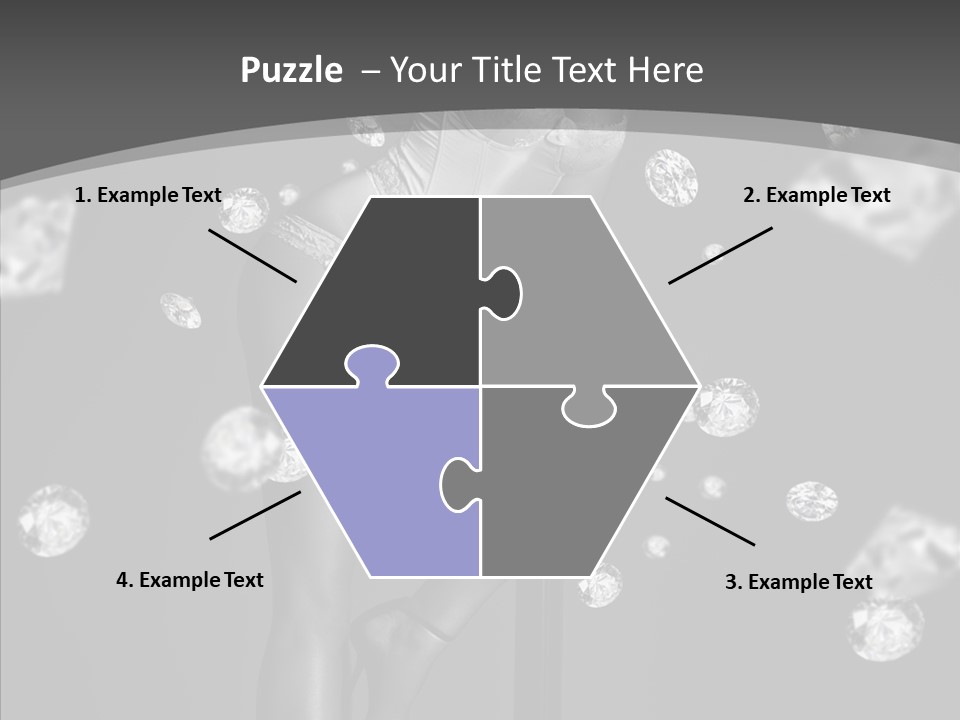 People Person Hair PowerPoint Template