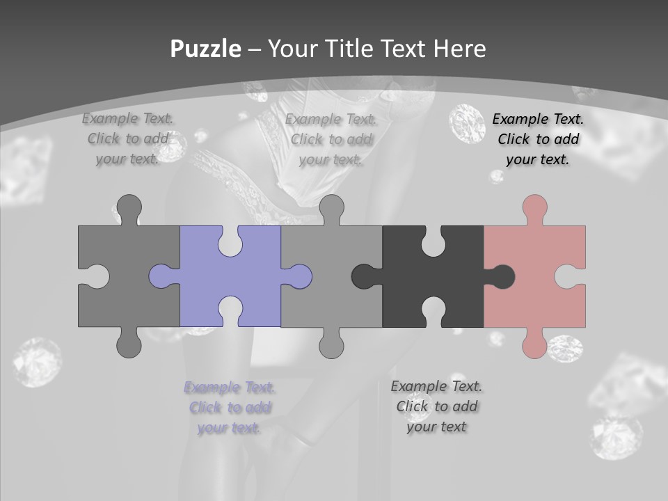 People Person Hair PowerPoint Template