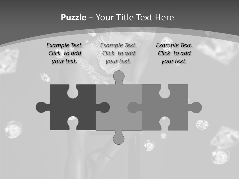 People Person Hair PowerPoint Template