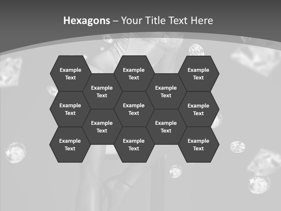 People Person Hair PowerPoint Template