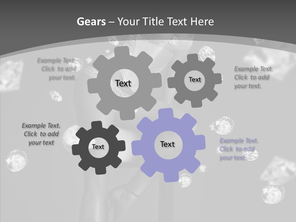 People Person Hair PowerPoint Template