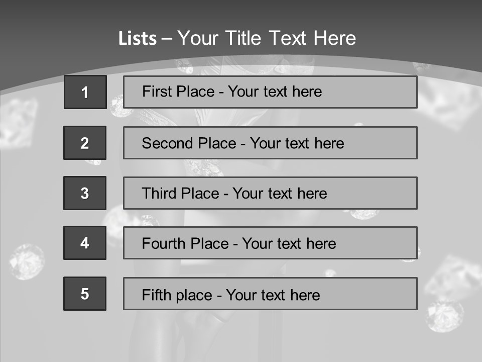People Person Hair PowerPoint Template