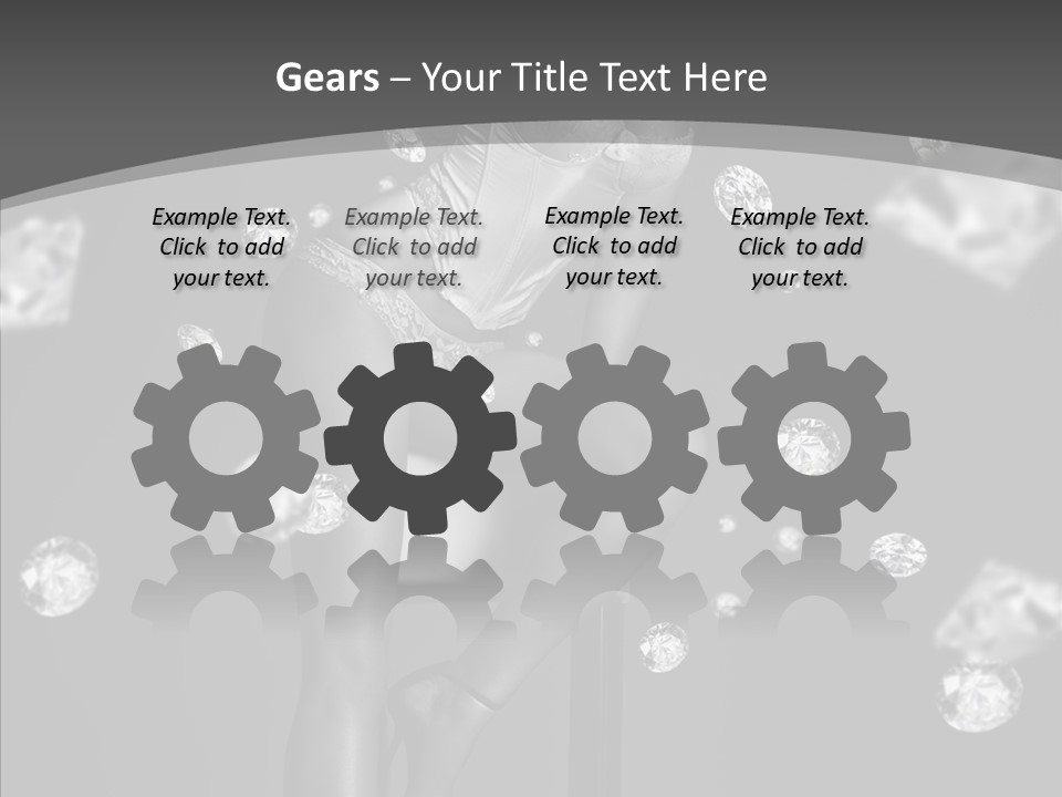 People Person Hair PowerPoint Template