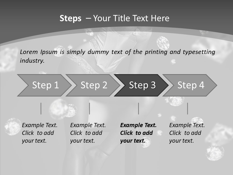 People Person Hair PowerPoint Template
