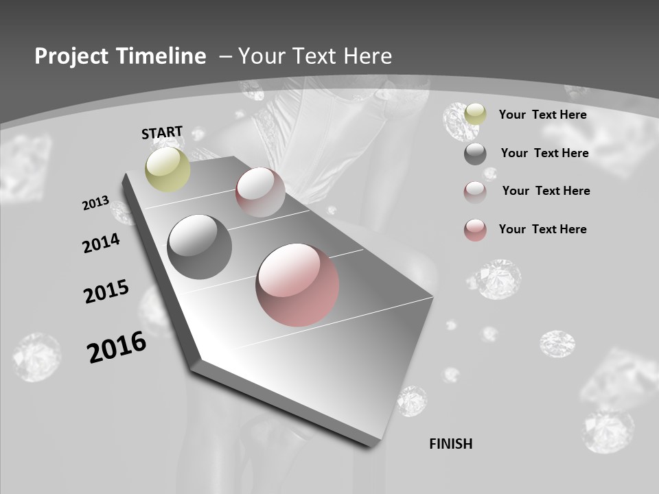 People Person Hair PowerPoint Template