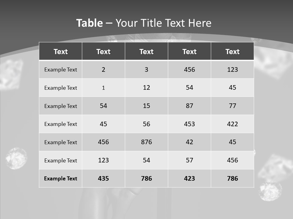 People Person Hair PowerPoint Template