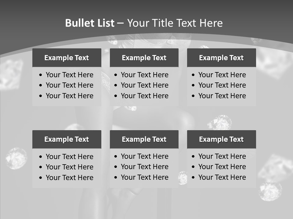 People Person Hair PowerPoint Template