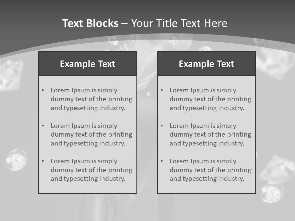 People Person Hair PowerPoint Template