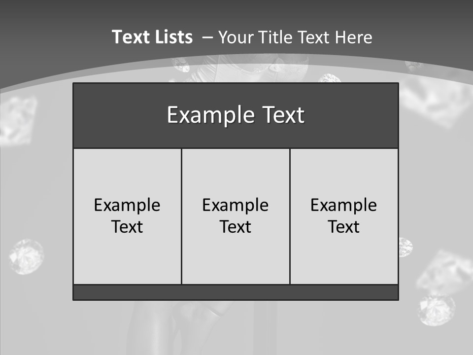 People Person Hair PowerPoint Template