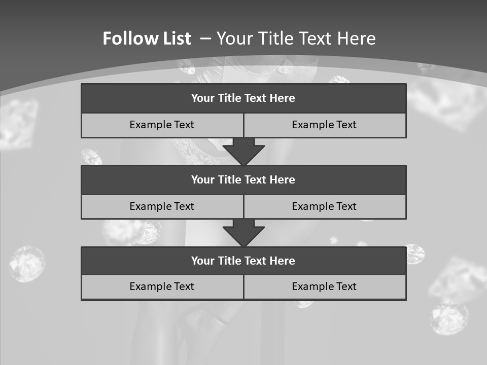 People Person Hair PowerPoint Template