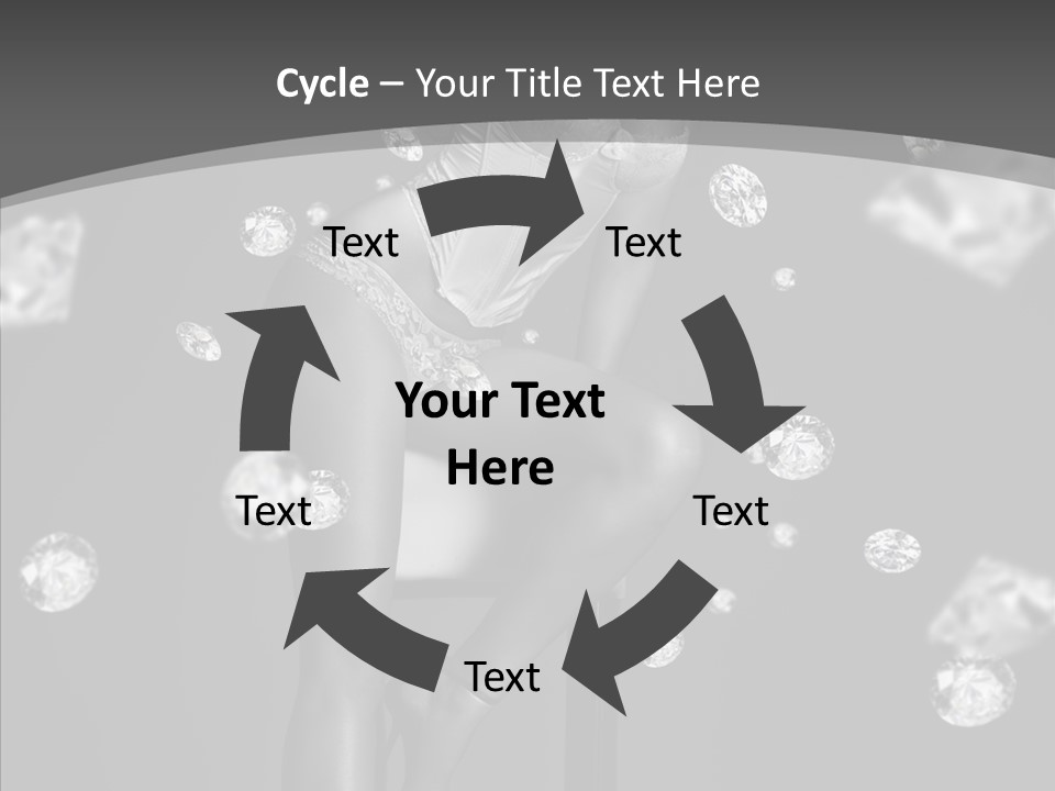 People Person Hair PowerPoint Template