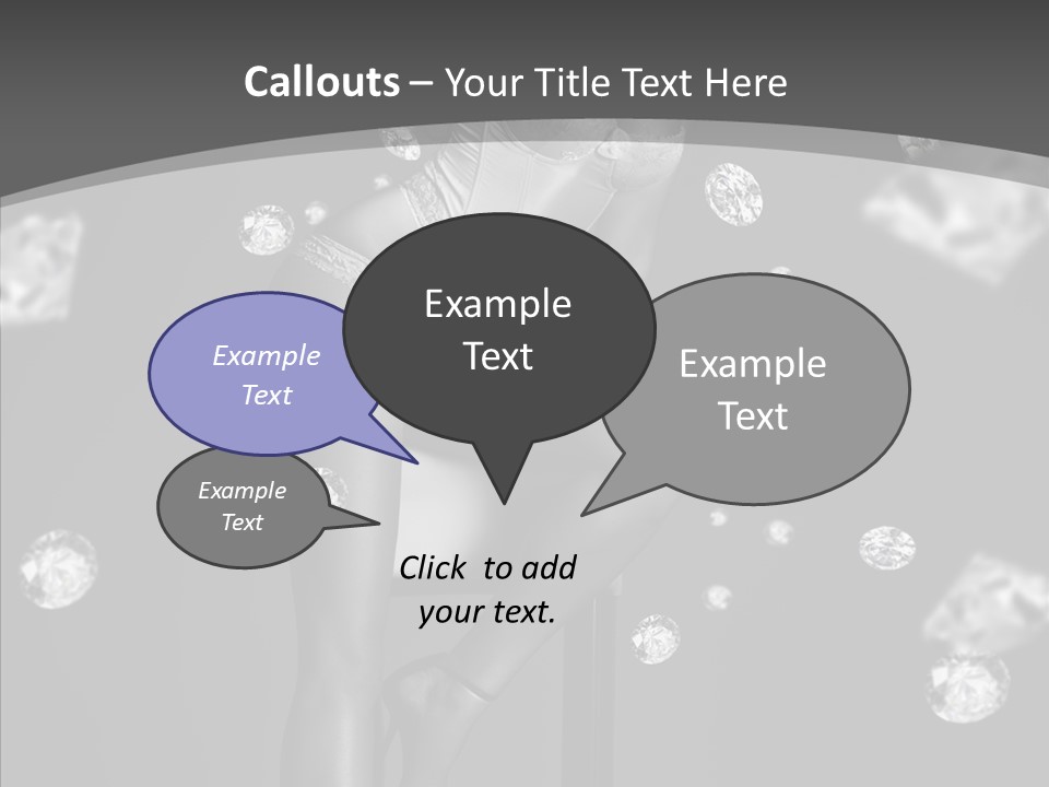 People Person Hair PowerPoint Template