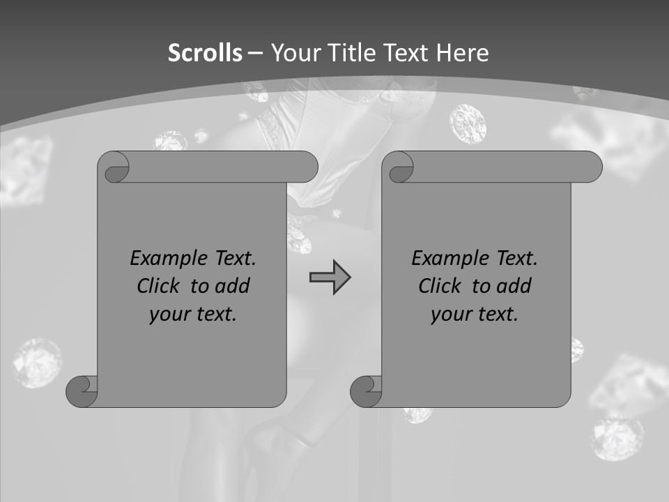 People Person Hair PowerPoint Template