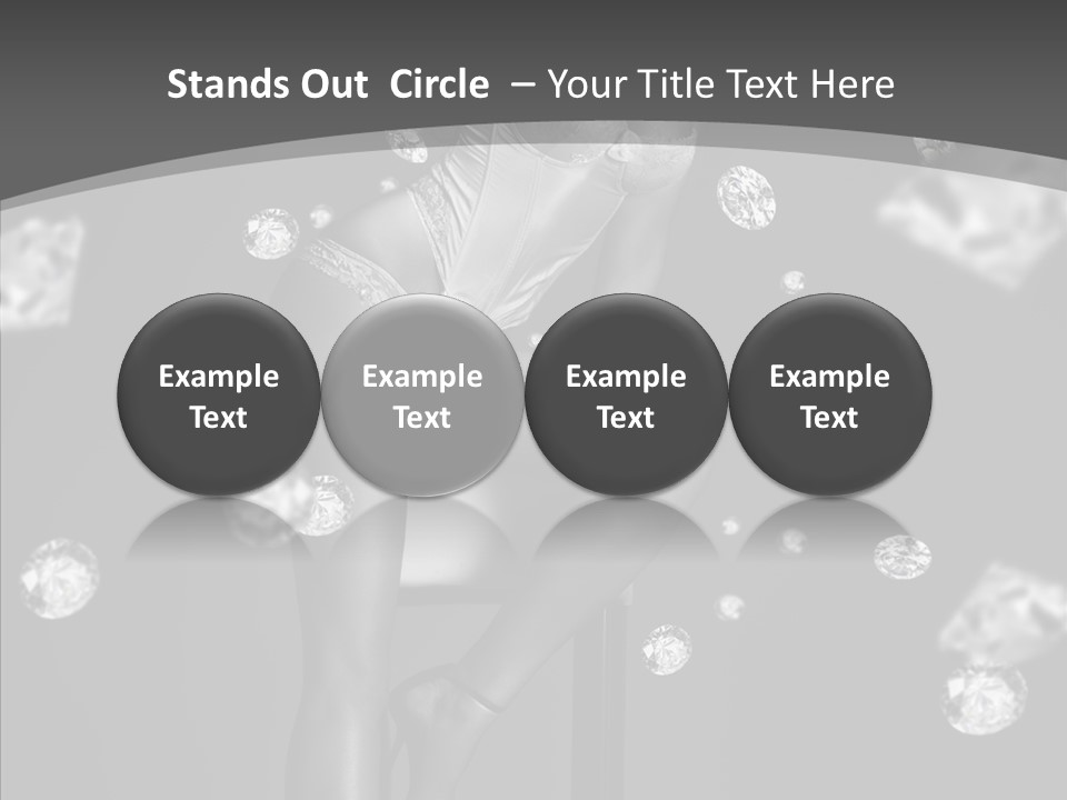 People Person Hair PowerPoint Template