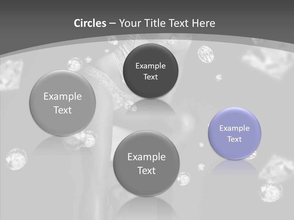 People Person Hair PowerPoint Template