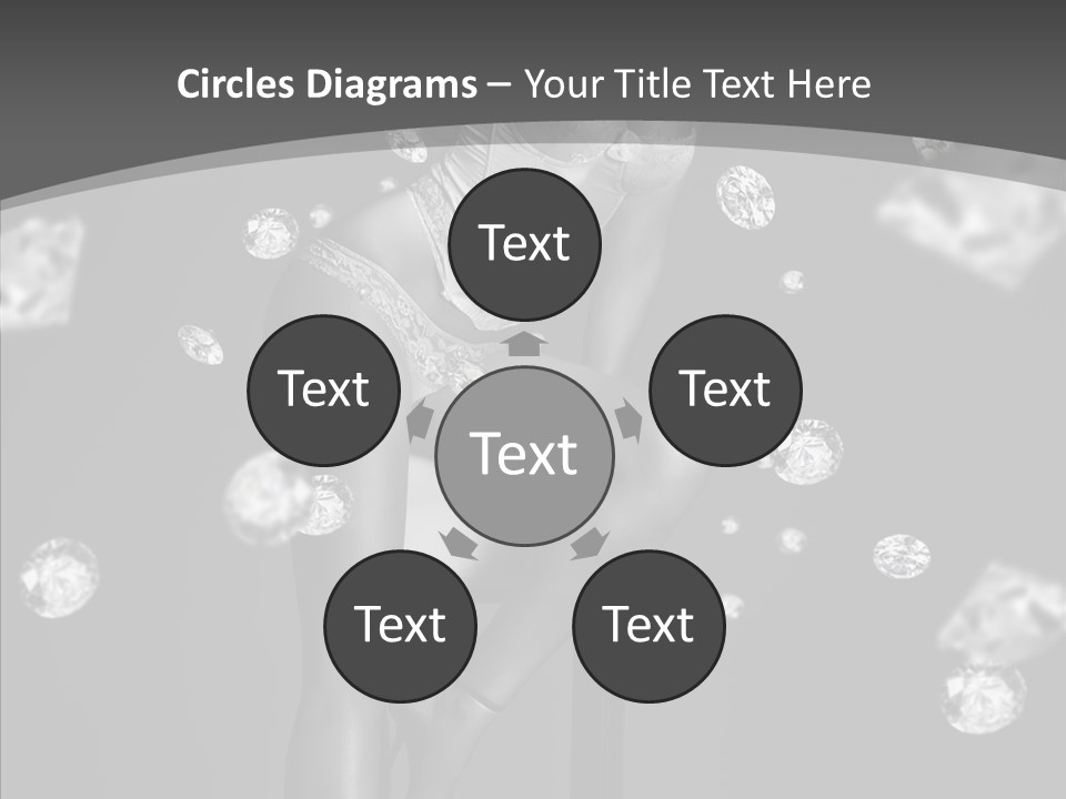 People Person Hair PowerPoint Template