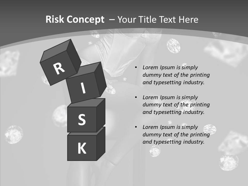 People Person Hair PowerPoint Template