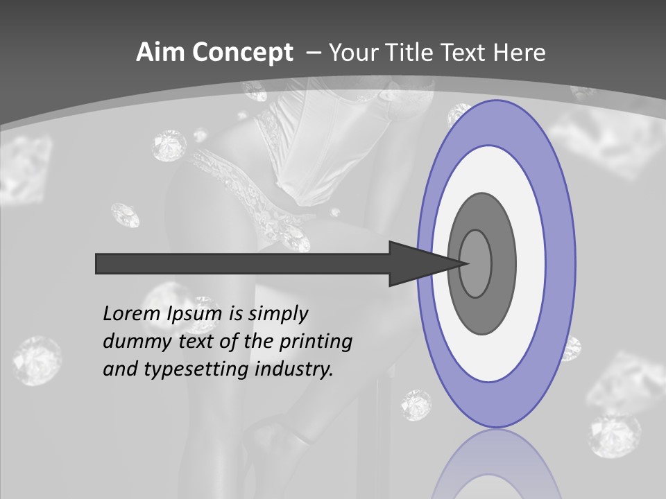 People Person Hair PowerPoint Template