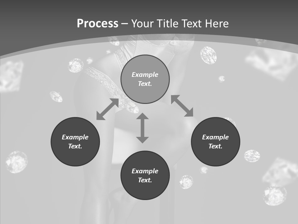 People Person Hair PowerPoint Template