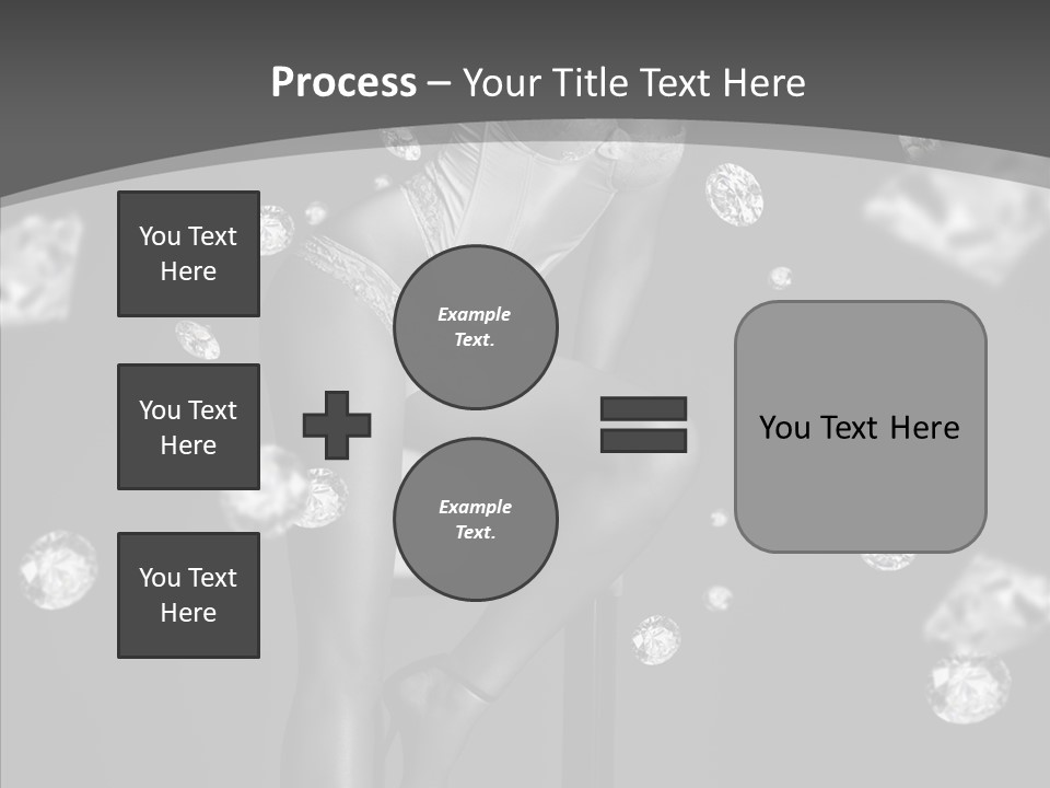People Person Hair PowerPoint Template