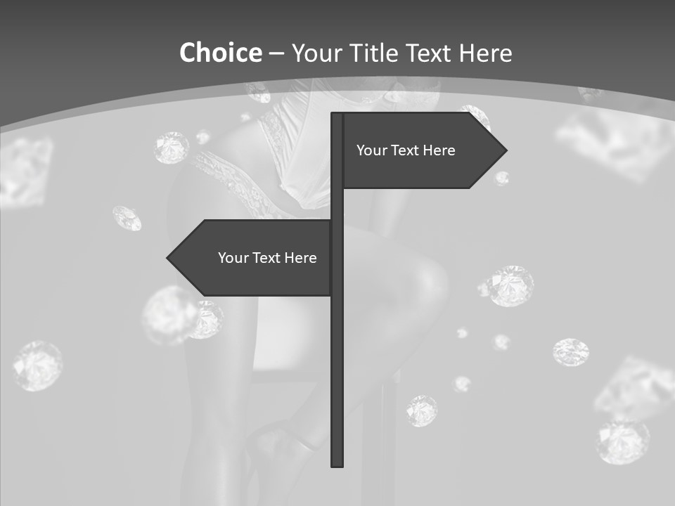 People Person Hair PowerPoint Template