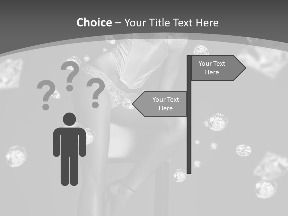 People Person Hair PowerPoint Template